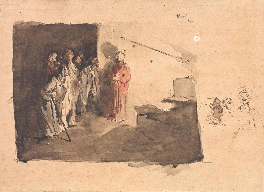 Bozzetto per il Cristo deriso